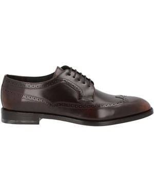 Manolo Blahnik Schnürschuh - Braun