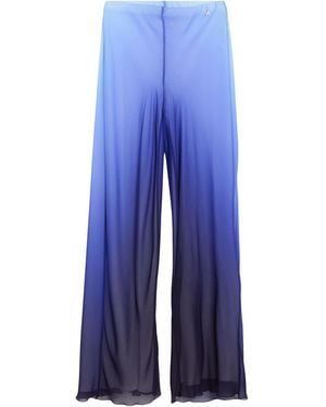 Patrizia Pepe Trousers Polyester - Blue