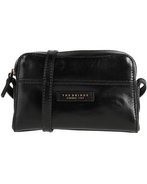 The Bridge Cross-Body Bag Leather - Black