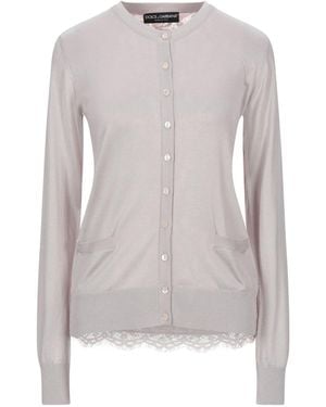 Dolce & Gabbana Cardigan Silk, Cotton, Viscose - Grey
