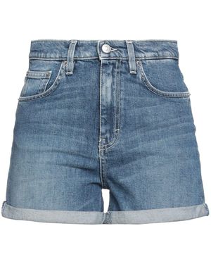Haikure Denim Shorts - Blue