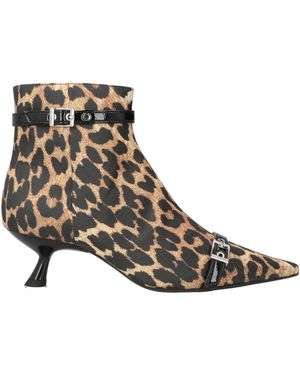 Ganni Ankle Boots - Brown