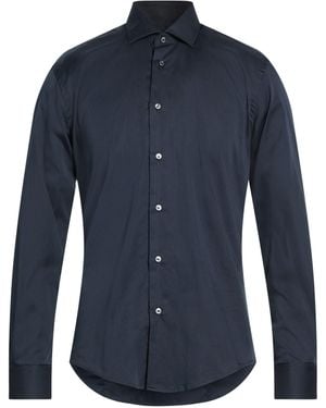 Brian Dales Shirt Cotton, Polyamide, Elastane - Blue