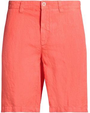 120% Lino Shorts & Bermuda Shorts - Orange