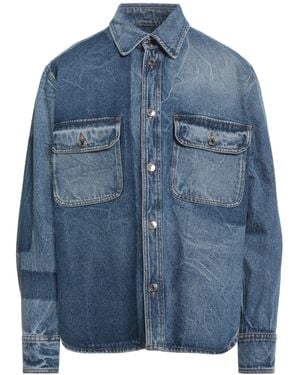 MSGM Denim Shirt Cotton - Blue