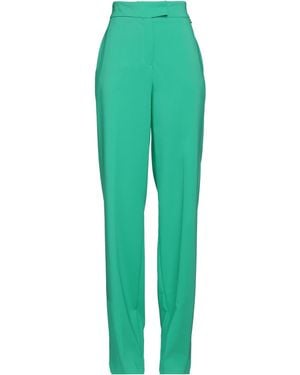 alma sanchez Pants Polyester, Elastane - Green