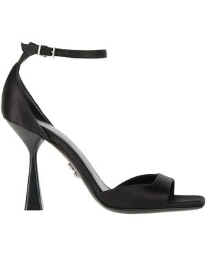 Sergio Levantesi Sandals Textile Fibres - Black
