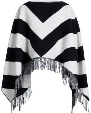 Valentino Garavani Cape Virgin Wool, Cashmere - Blue