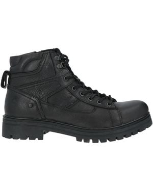 Lumberjack Ankle Boots Leather - Black