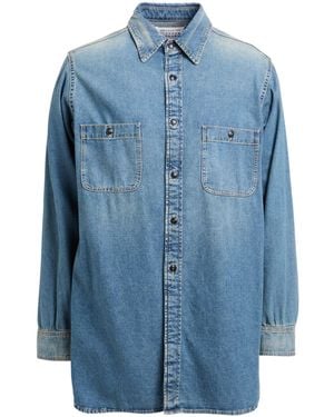 Maison Margiela Denim Shirt Cotton - Blue