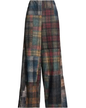 Bye Military Pants Polyester, Elastane - Blue