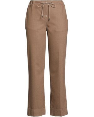 Gran Sasso Trousers Virgin Wool, Cashmere, Elastane - Brown