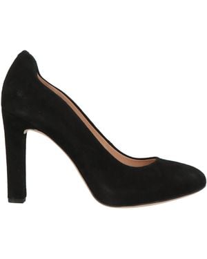 Unisa Court Shoes Leather - Black
