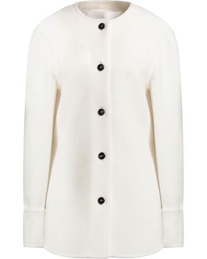 Jil Sander Coat Virgin Wool - White