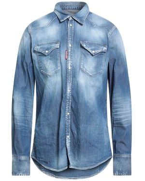 DSquared² Denim Shirts - Blue