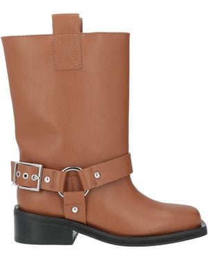 Ganni Ankle Boots Synthetic Material - Brown