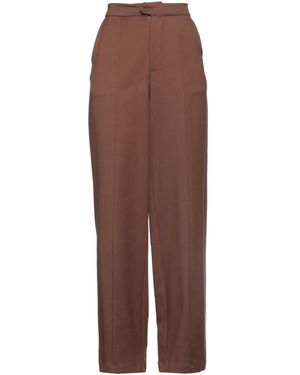 WEILI ZHENG Trousers - Brown