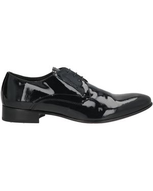 F.LLI CESETTI Midnight Lace-Up Shoes Soft Leather - Black