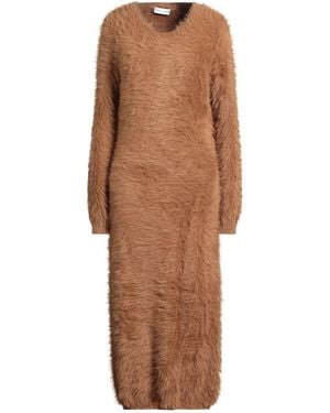 WEILI ZHENG Robe Midi - Marron