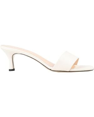 MyChalom Ivory Sandals Soft Leather - Natural