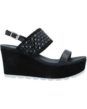 Tosca Blu Sandals Soft Leather - Black