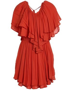 Dondup Mini Dress Viscose - Red