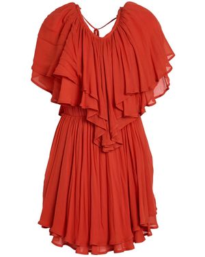 Dondup Mini Dress Viscose - Red