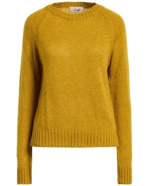 CROCHÈ Pullover - Gelb