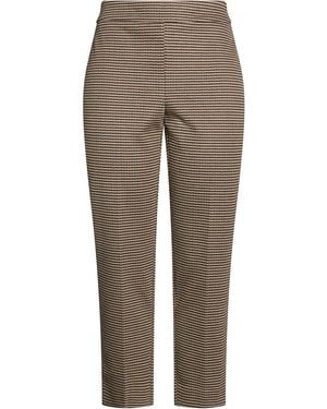 LOLA SANDRO FERRONE Trousers Polyester, Viscose, Elastane - Grey
