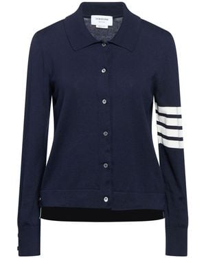 Thom Browne Cardigan Cotton - Blue