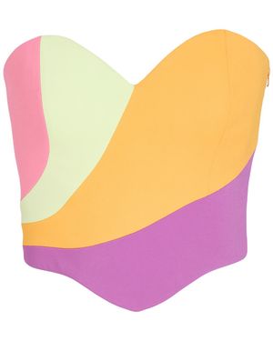 Moschino Top Viscose, Elastane - Pink
