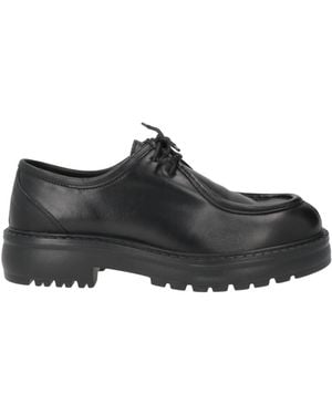 Exton Lace-Up Shoes Calfskin - Black