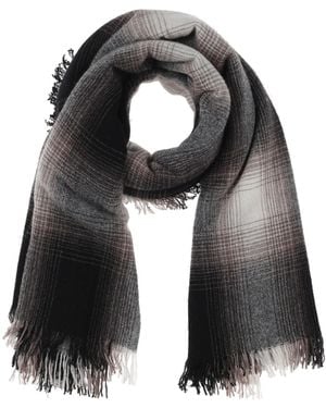 Forme D'expression Taupe Scarf Wool - Black