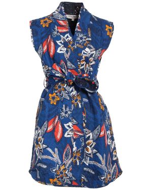 CONNOR & BLAKE Overcoat & Trench Coat Viscose - Blue