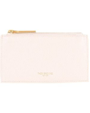 Thom Browne Light Document Holder Soft Leather - Pink