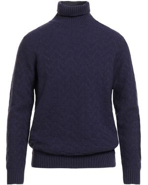 Cashmere Company Turtleneck Wool, Polyamide - Blue
