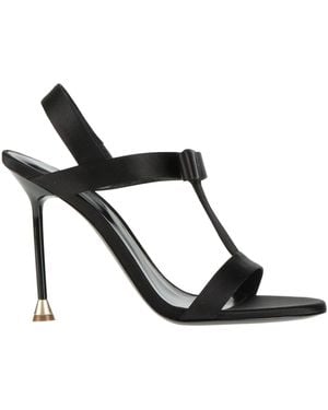 Giorgio Armani Sandals Textile Fibers - Black