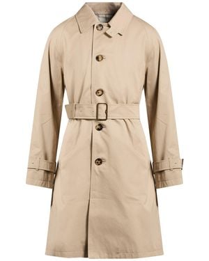 Burberry Overcoat & Trench Coat Cotton - Natural