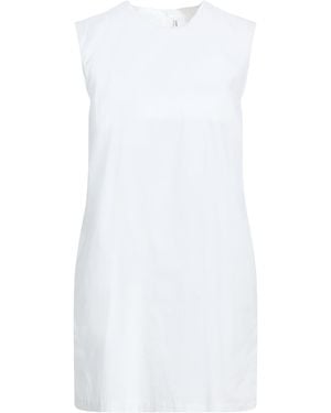 Liviana Conti Mini Dress Cotton, Polyamide, Elastane - White