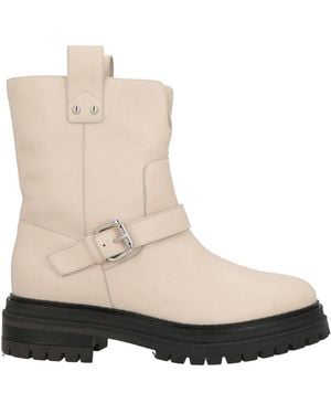 Sergio Rossi Ankle Boots Leather - Natural
