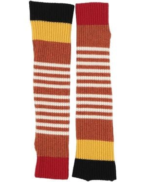 Marni Tan Gloves Virgin Wool - Red