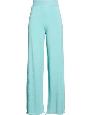 hinnominate Pants Viscose, Polyester, Polyamide - Blue