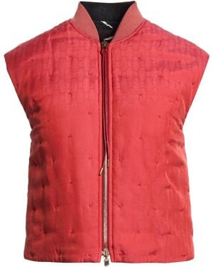 Agnona Chompa Sin Mangas - Rojo