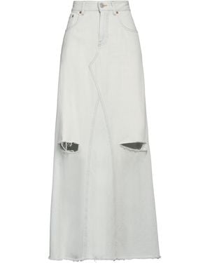 MM6 by Maison Margiela Denim Skirt - White
