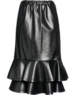 Comme des Garçons Midi Skirt Polyurethane, Polyester - Black
