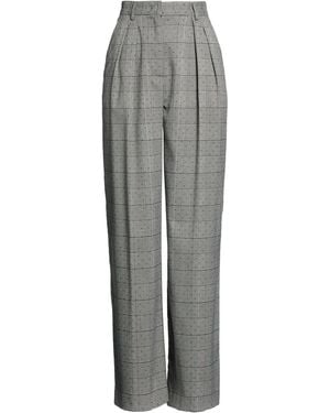 SIMONA CORSELLINI Trousers Polyester, Viscose, Elastane - Grey