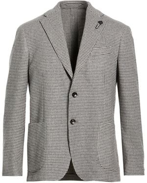 Lardini Blazer Wool, Cashmere, Polyester - Gray
