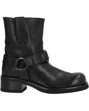 Officine Creative Ankle Boots Leather - Black
