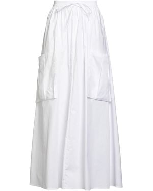 Caractere Maxi Skirt Cotton - White