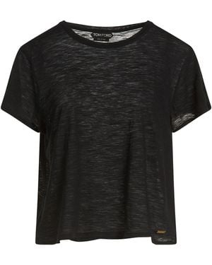 Tom Ford T-Shirt Cotton, Polyester - Black